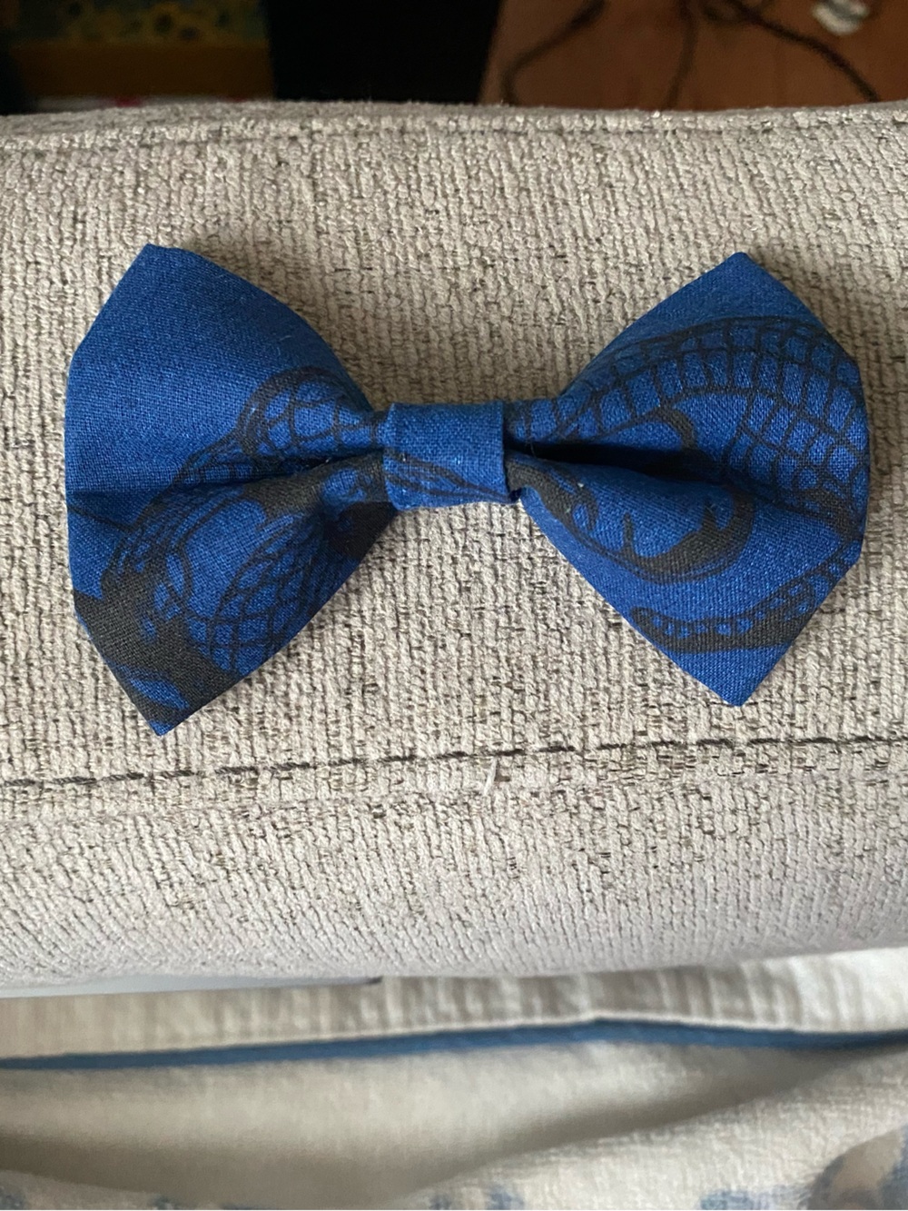 Spider-Man  Blue Patterned Bow Tie - Unbranded